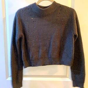 Kendall & Kylie Cropped Knit Sweater